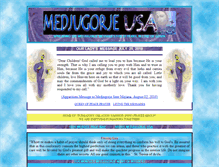 Tablet Screenshot of medjugorjeusa.org